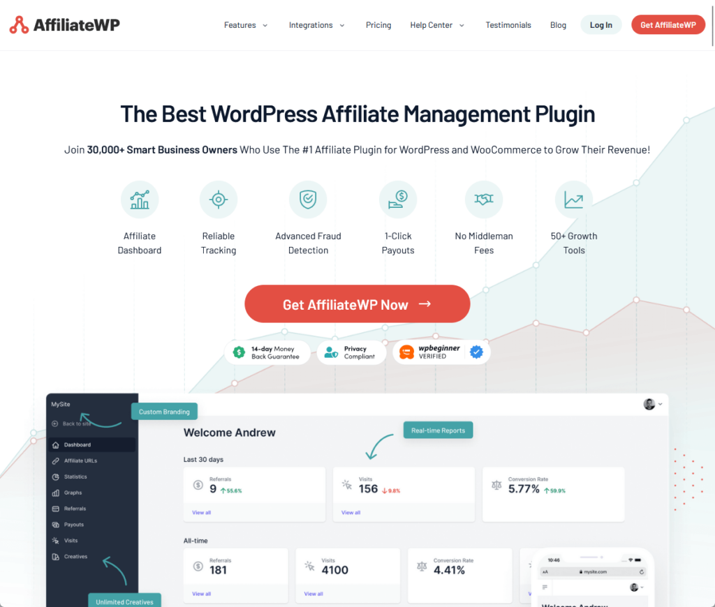 AffiliateWP: The Best WordPress Affiliate Management Plugin