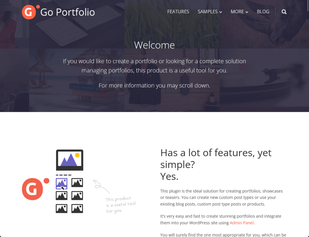 Go Portfolio - WordPress Responsive Portfolio