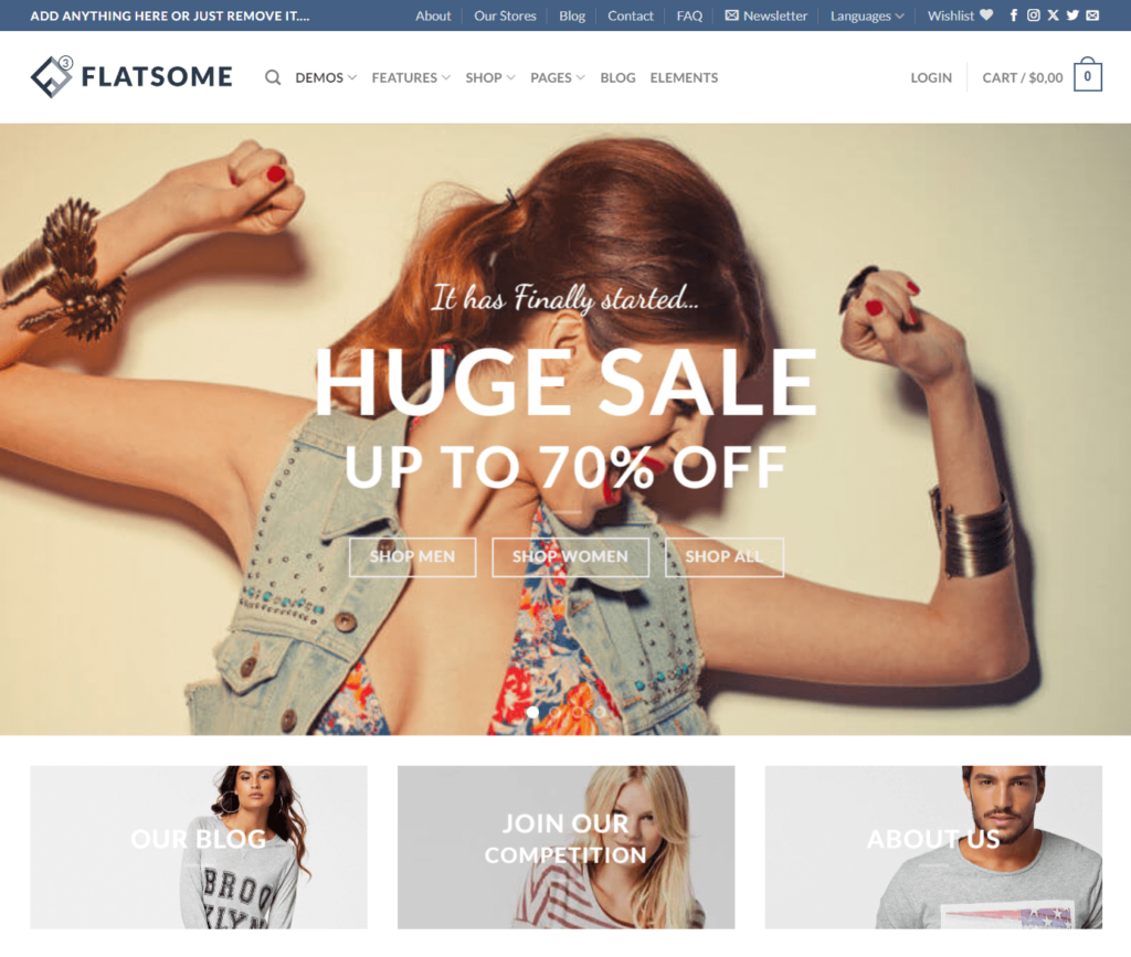 Flatsome WooCommerce theme
