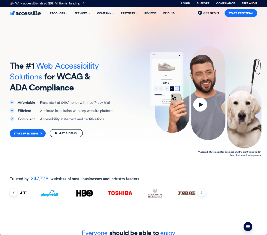 The #1 Web Accessibility Solutions for WCAG &ADA Compliance